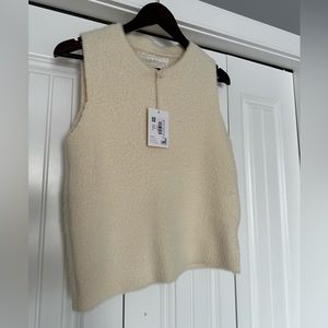 Pink Martini! New with Tags, Woman’s XS Cream sleeves top/vest